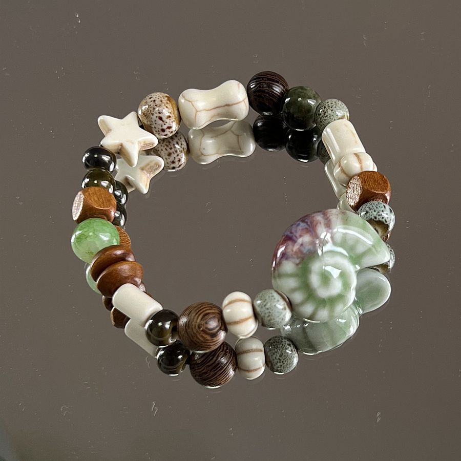 Women's Ceramic Summer High-grade Chinese Style National Bracelets