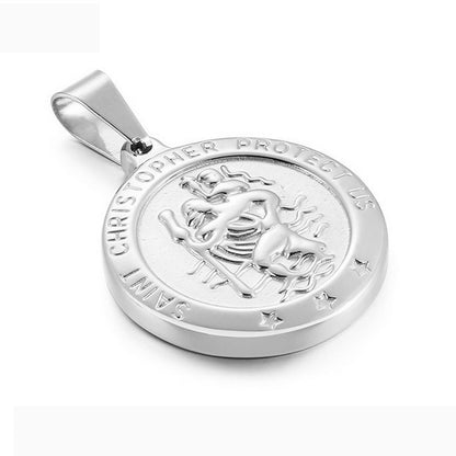 Men's Fashion Personality Stainless Steel Titanium Simple Pendants