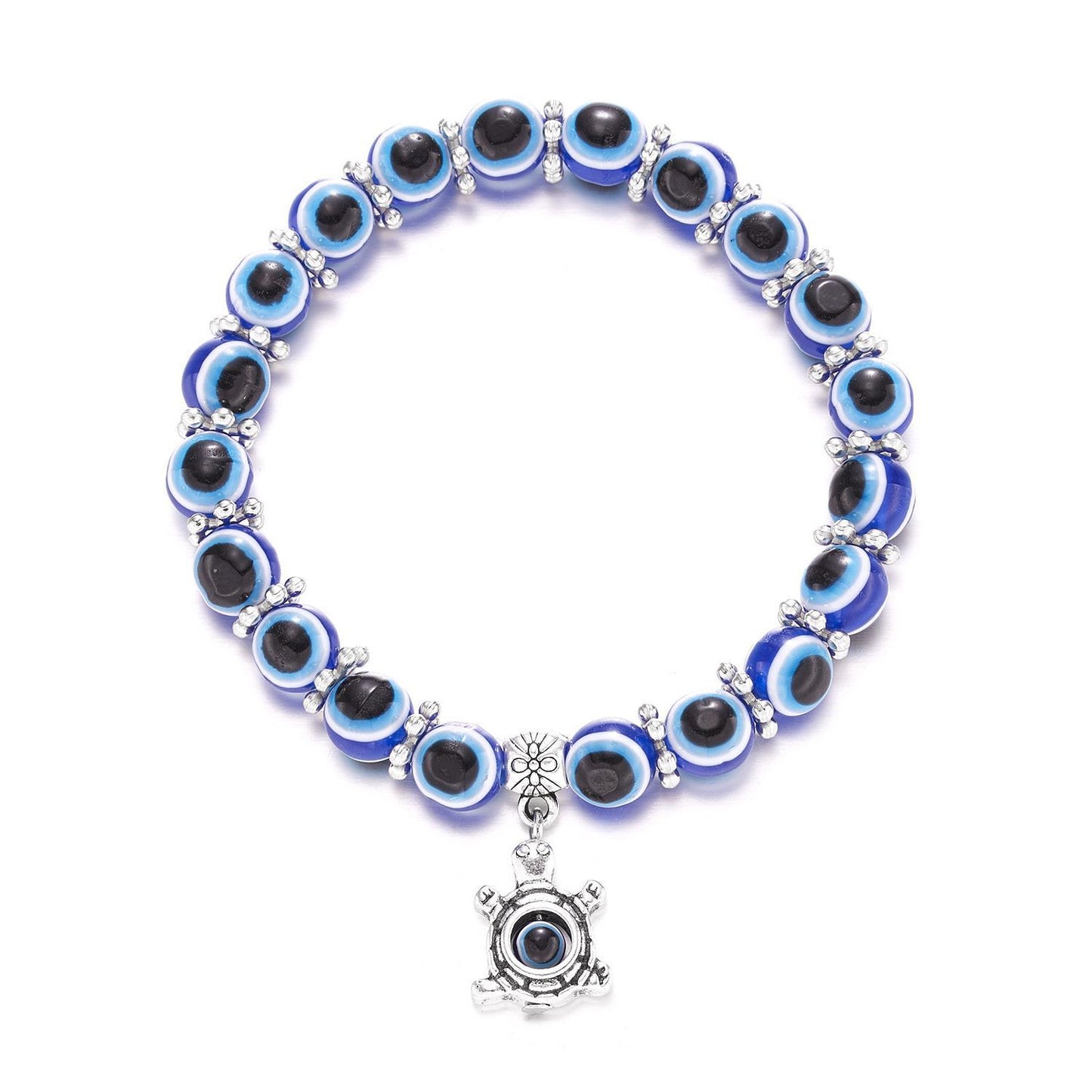 Fashion Butterfly Turtle Blue Eyes Beaded Bracelets