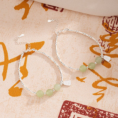 Jade Bamboo Female Light Luxury Minority Bracelets