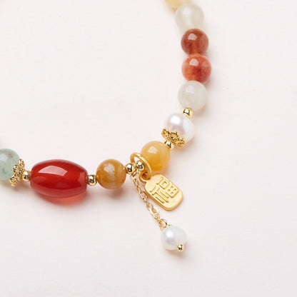 Jade Tassel Good Luck Gift For Bracelets
