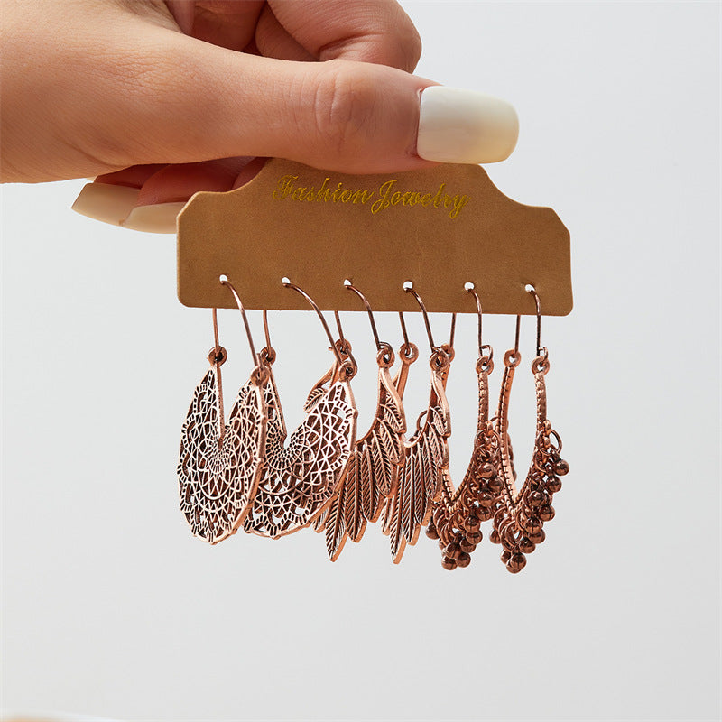 Ethnic Style High-grade Bohemian Vacation Hollow Rings