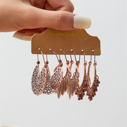 Ethnic Style High-grade Bohemian Vacation Hollow Rings