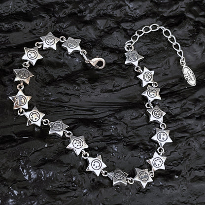 Simple Personality Chain Heart Female Temperament Wild High Bracelets