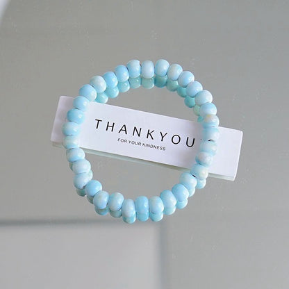 Artistic Idyllic Sweet Gradient Color Beaded Bracelets