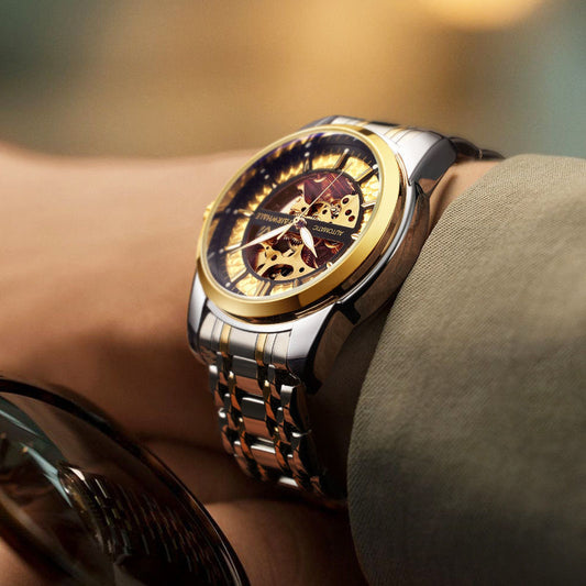 Business Famous Watch Hollow Small Golden Mechanical Watches
