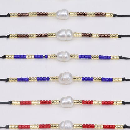 Women's Eye Bohemian Retro Haematite Bead Pull Bracelets