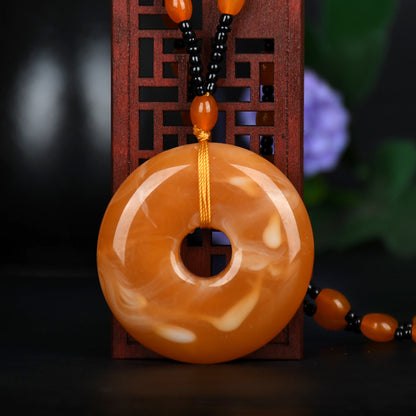 Women's & Men's Chinese Summer Imitation Beeswax Calabash Pendent Jewelry Pendants