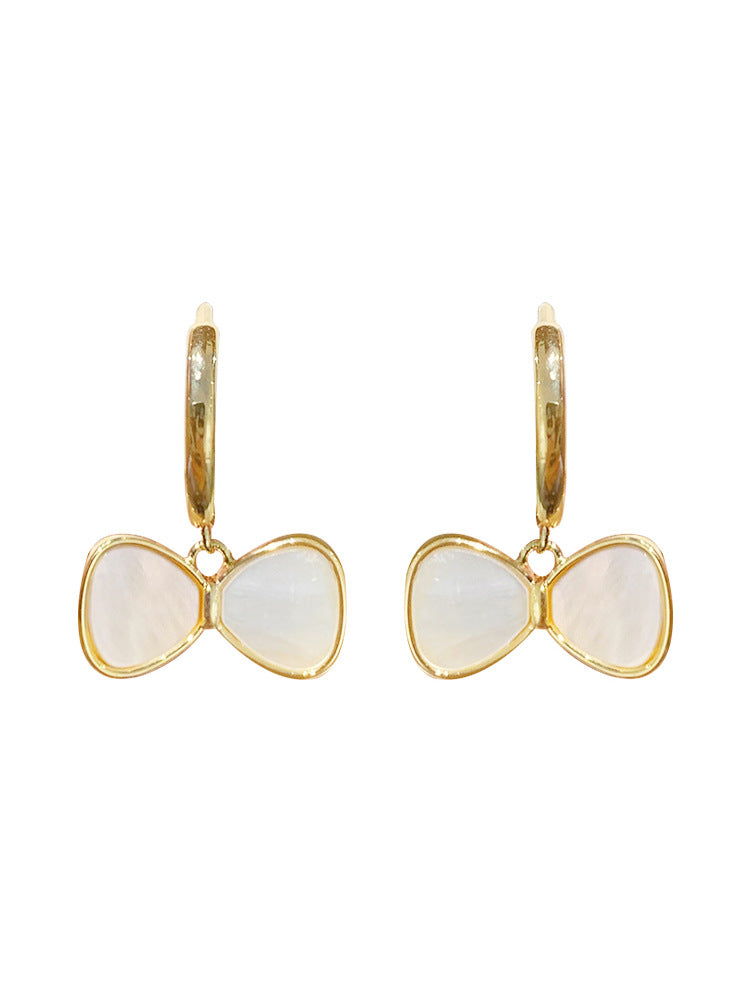 Niche Design Geometric Pearl Fashion Ear Earrings