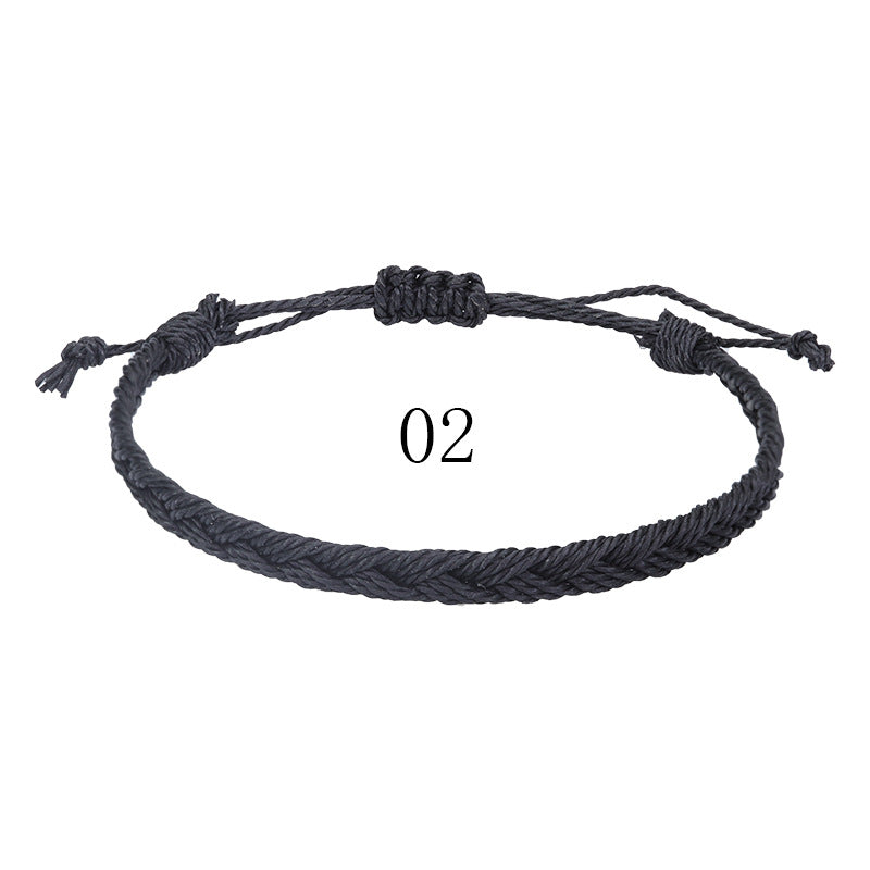 Waterproof Wax Line Woven Boho Surfing Bracelets