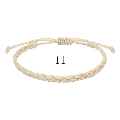 Waterproof Wax Line Woven Boho Surfing Bracelets