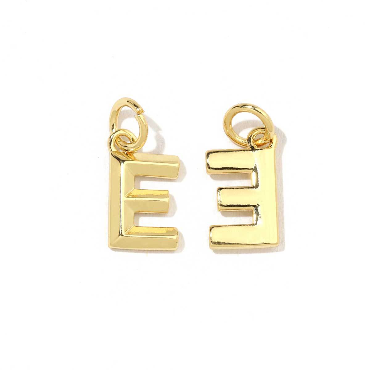 Real Gold Color Retaining English Letter Female Necklaces