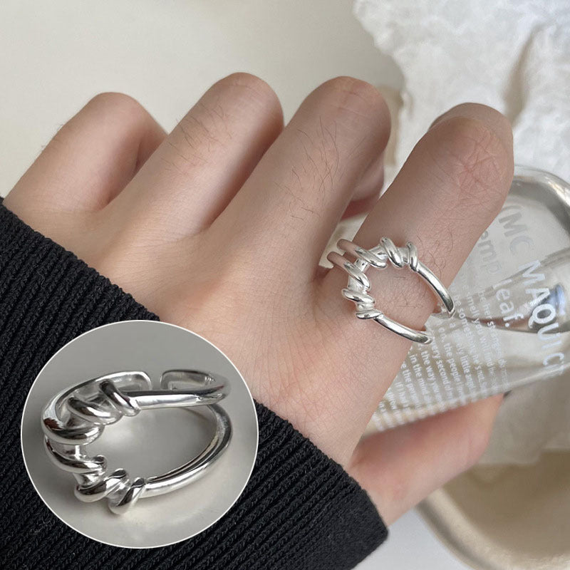 Offer Open Female Retro Fashion Twin Rings
