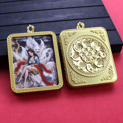 Ethnic Style Golden Fox Previous Life Pendants