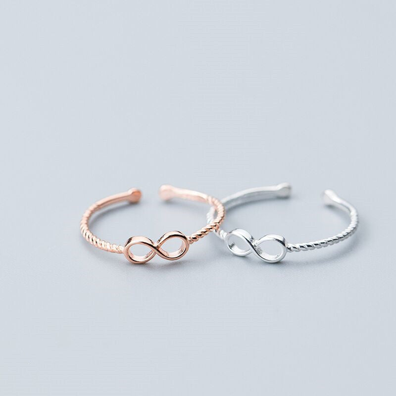 Words Elegant Twist Small Fresh Simple Rings