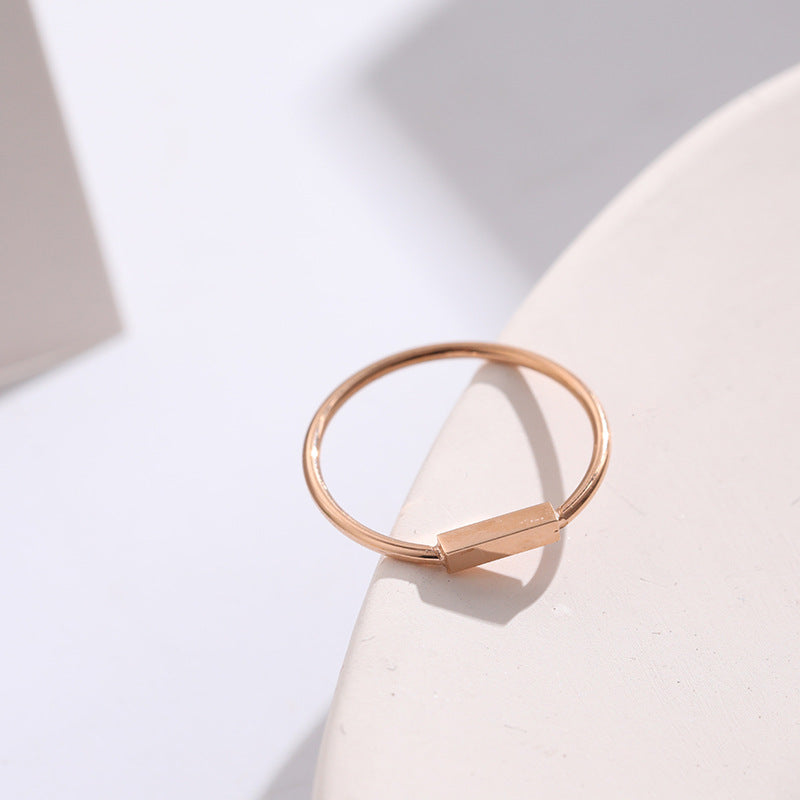 Rose Gold Jewelry Hipster Fashion Index Rings