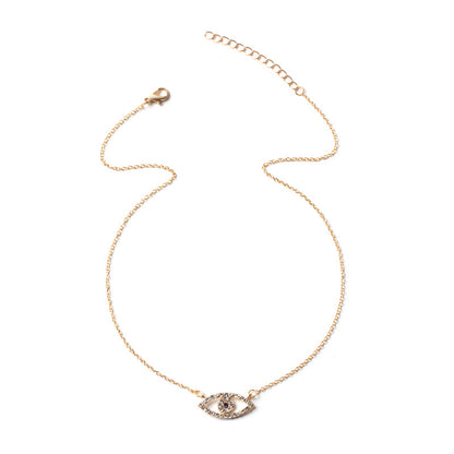 Devil's Eye Street Shot Female Clavicle Necklaces