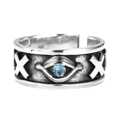 Women's & Men's Eye Of Horus Hip Hop Style Rings