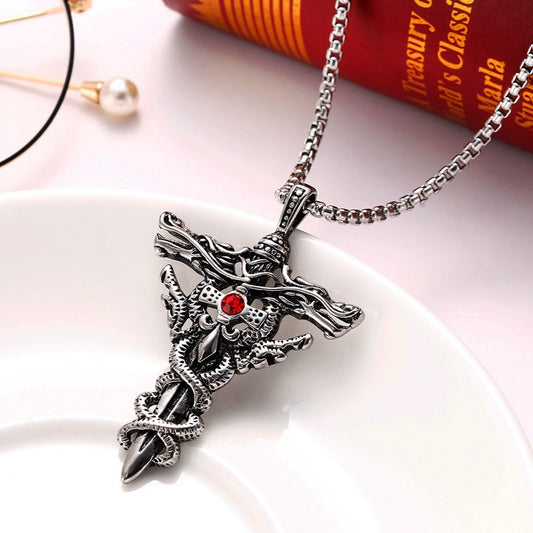 Women's & Men's Fading Hip Hop Cool Cross Accessories Necklaces