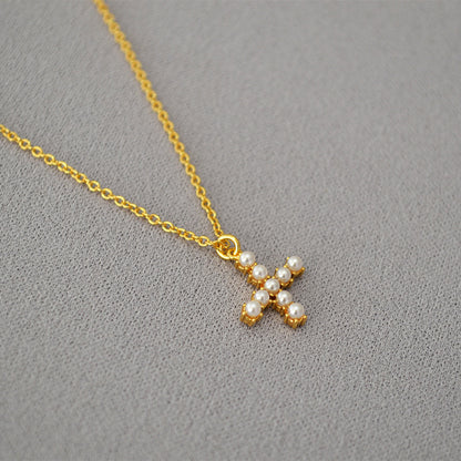 Style Fashion Simple Brass Gold-plated Inlaid Necklaces