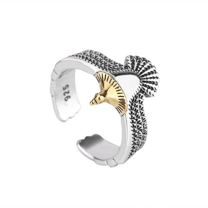 Temperament Personality Thailand Sier Simple Fashion Rings