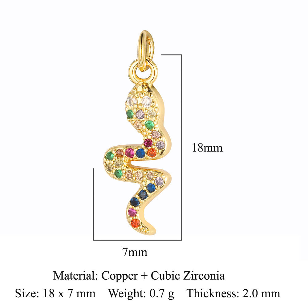 Wings Tower Copper Zircon Shell Pin Pendants