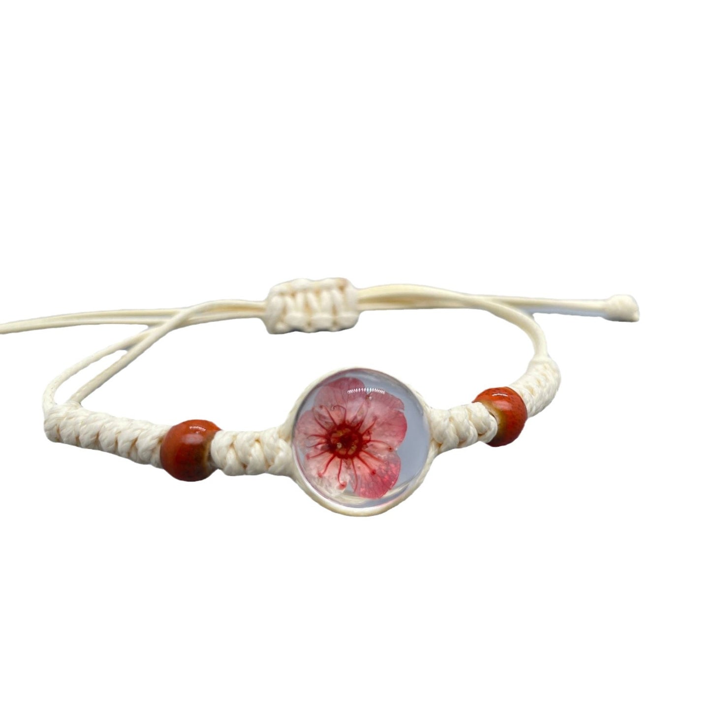 Sweet Fresh Cute Dried Flower Cherry Bracelets