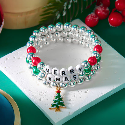 Christmas Combination Paper Card Versatile Creative Letter Bracelets