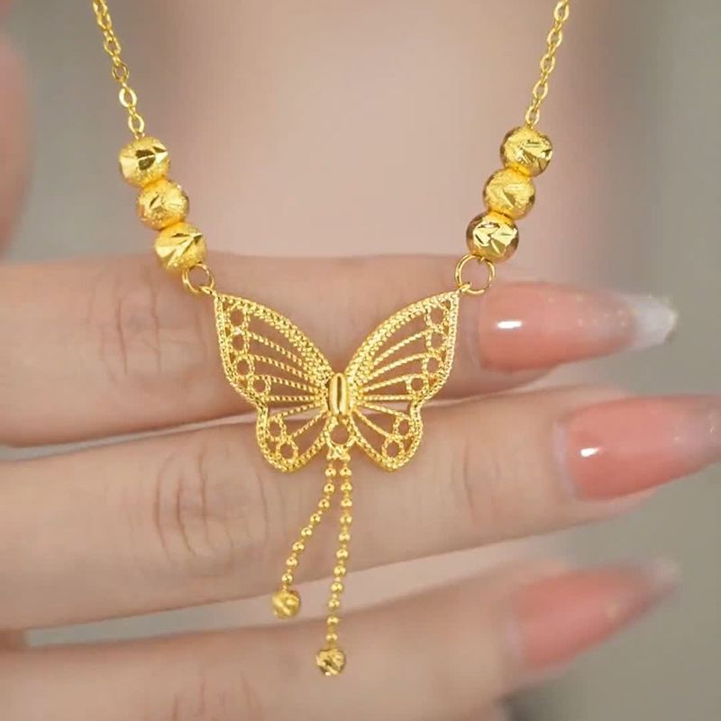 Light Luxury Gift Jewelry Gold Chinese Necklaces