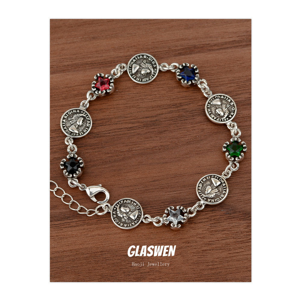 Women's Personalized High-grade Diamond Skirt Temperamental Simple Bracelets