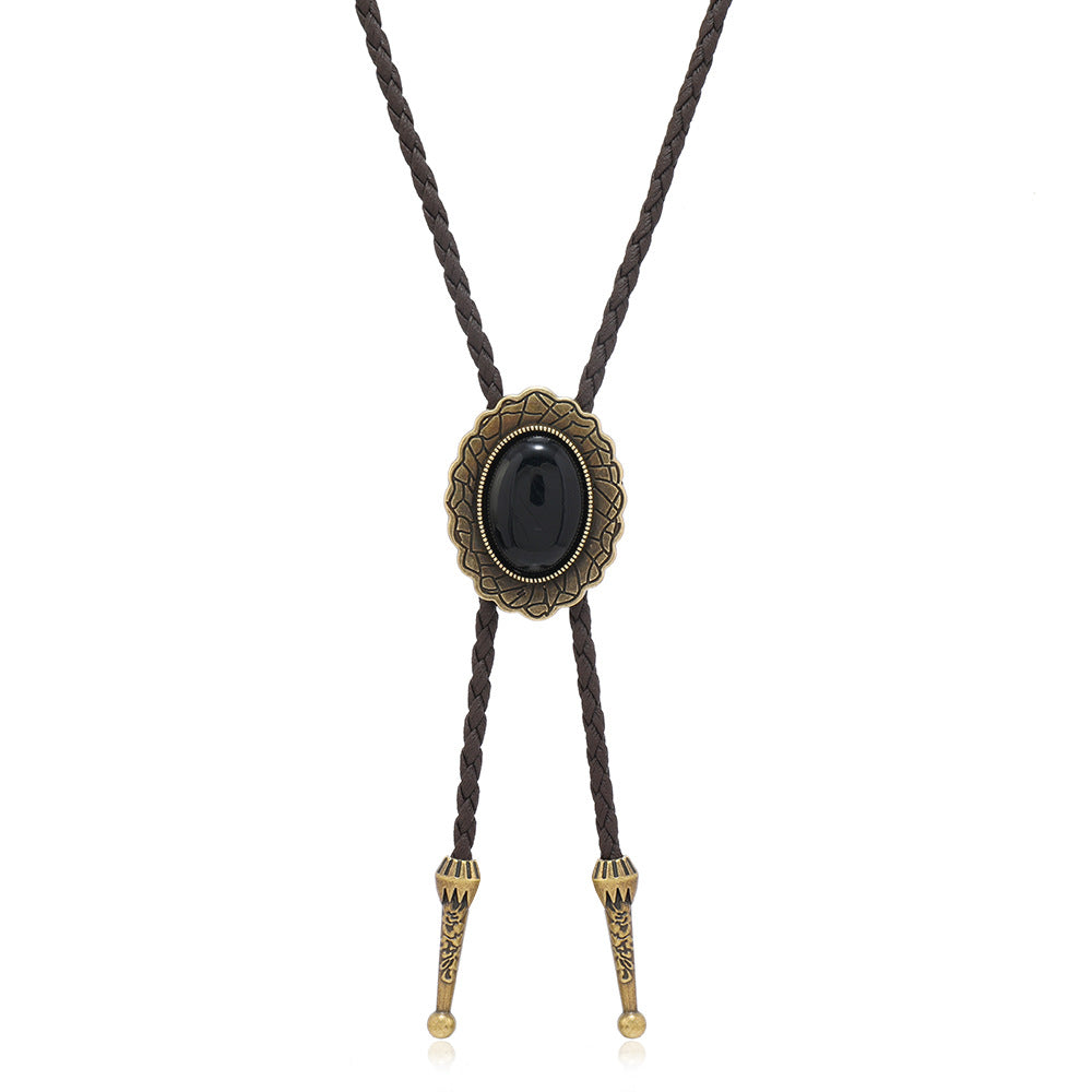 Alloy Accessories Turquoise Bolo Tie Western Necklaces