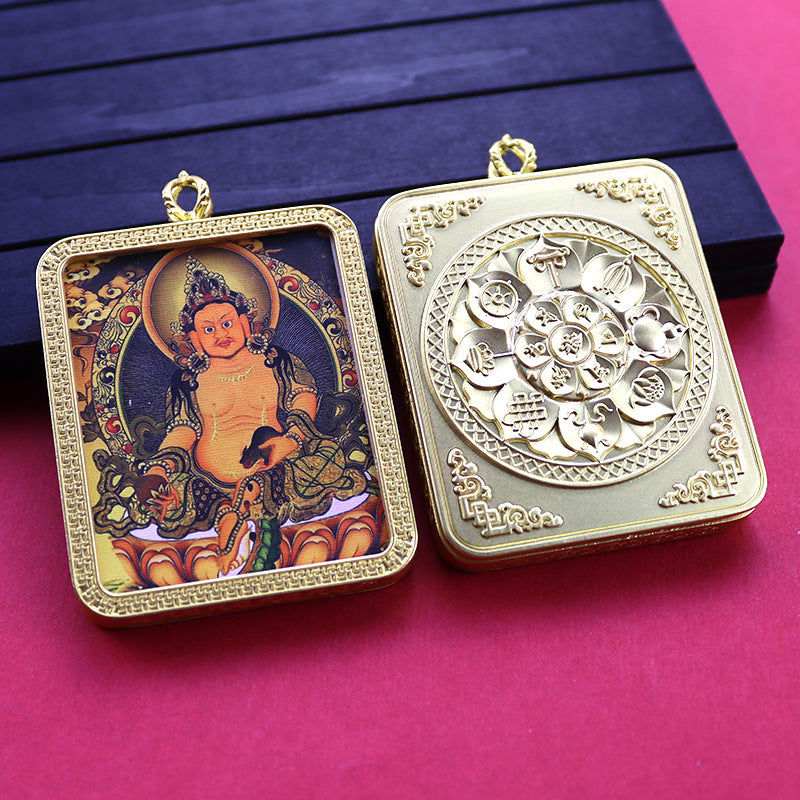 Fifth Master Small Yellow God Wealth Pendants