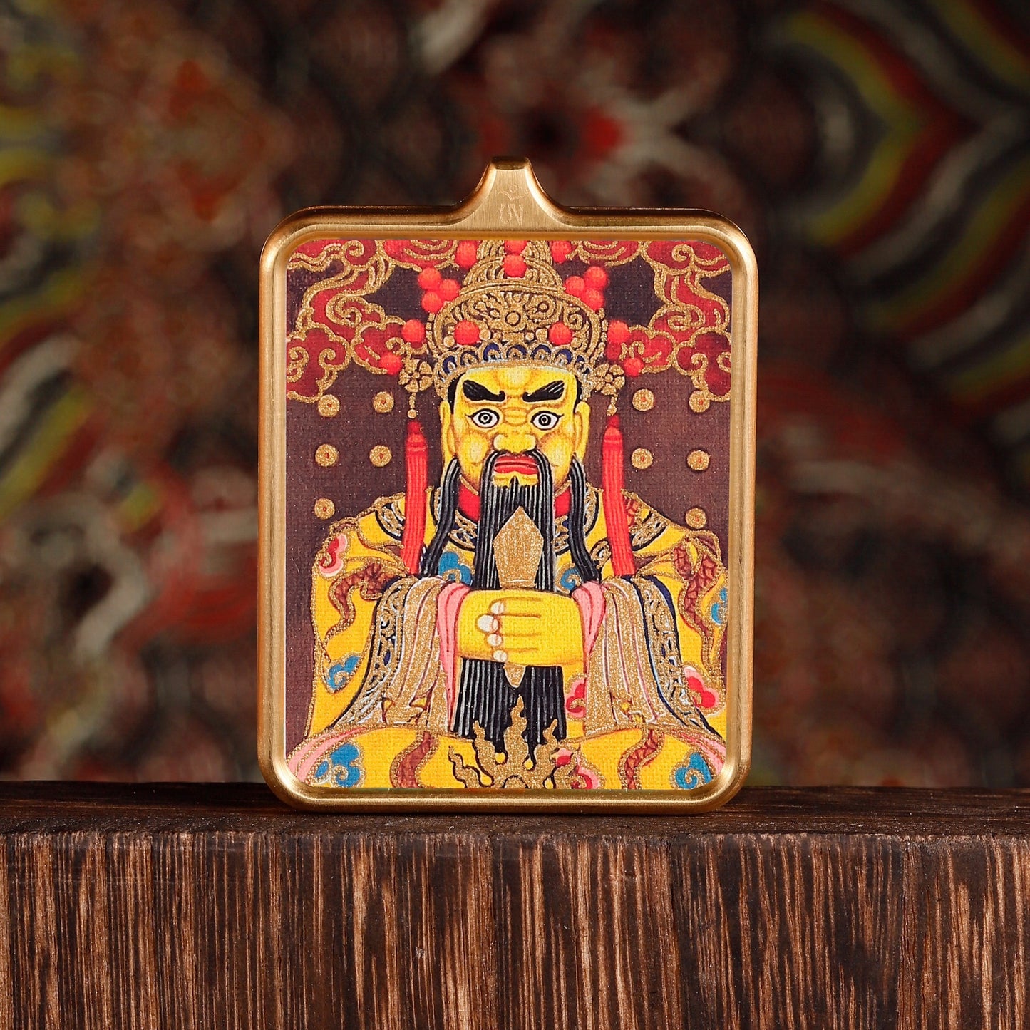 Yellow God Of Wealth Small Niche Pendants