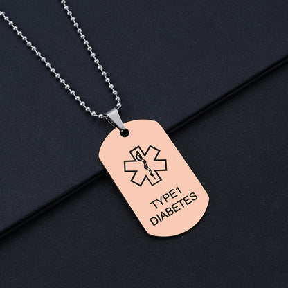 Steel Medical Logo Hot Stainless Star Necklaces