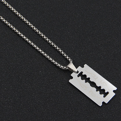 Men's Chain Hip Hop Style Titanium Steel Couple Necklaces