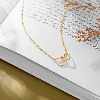 High Sense Design Titanium Steel Clavicle Necklaces