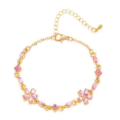 Women's Small Flower For Niche Design Light Bracelets