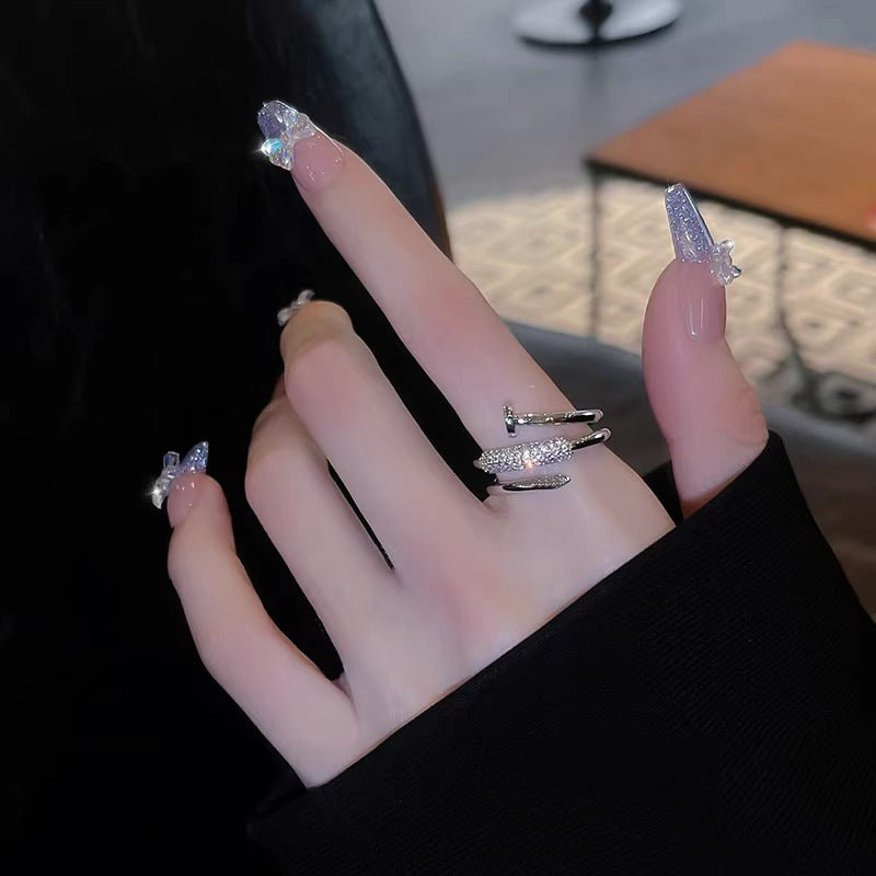 Trendy Cold Index Finger Openings Light Rings