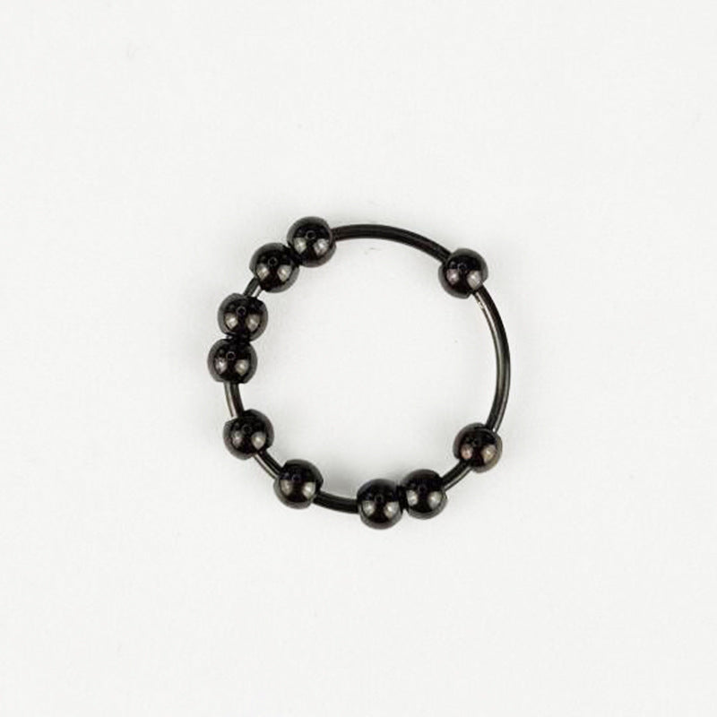 Beads Rotatable Ball Anxiety Decompression Stainless Rings