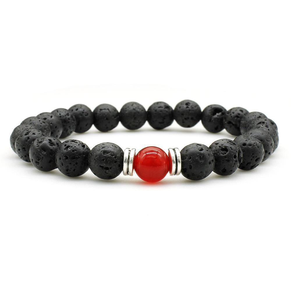 Women's Ornament Accessories Volcanic Rock Yoga Wheel Bracelets