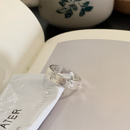 Women's Simple Design Small Pieces Of Sier Pearl Rings