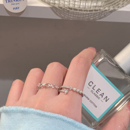 Light Luxury Minority Design Exquisite Sweet Rings
