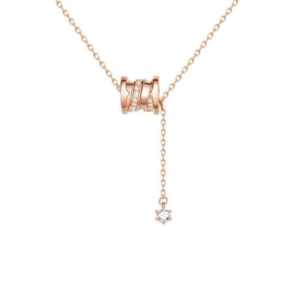 Women's Small Waist Tassel Advanced Simple Niche Design Necklaces