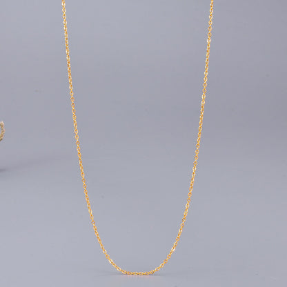 Hemp Flowers Chain Snake Bones Bamboo Titanium Necklaces