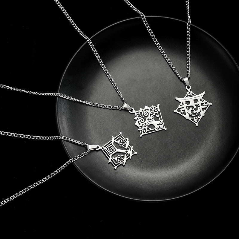 National Standard Ornaments Titanium Steel Accessories Necklaces