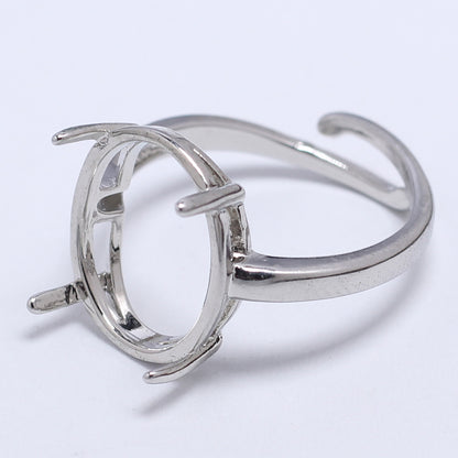 Frame Open Mouth Autumn Copper Alloy Electroplating Sier Rings
