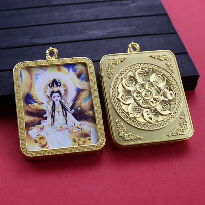 Ethnic Style Golden Fox Previous Life Pendants