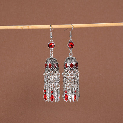 Style Female Temperament Bohemian Vacation Tassel Earrings