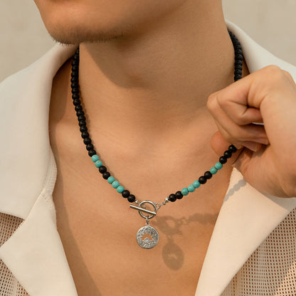 Men's Buckle Trendy Hip Hop Niche Long Necklaces