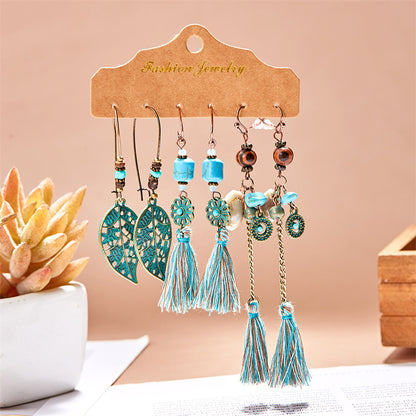 Ethnic Style High-grade Bohemian Vacation Hollow Rings